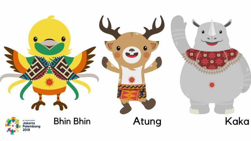 Maskot Asian Games 2018